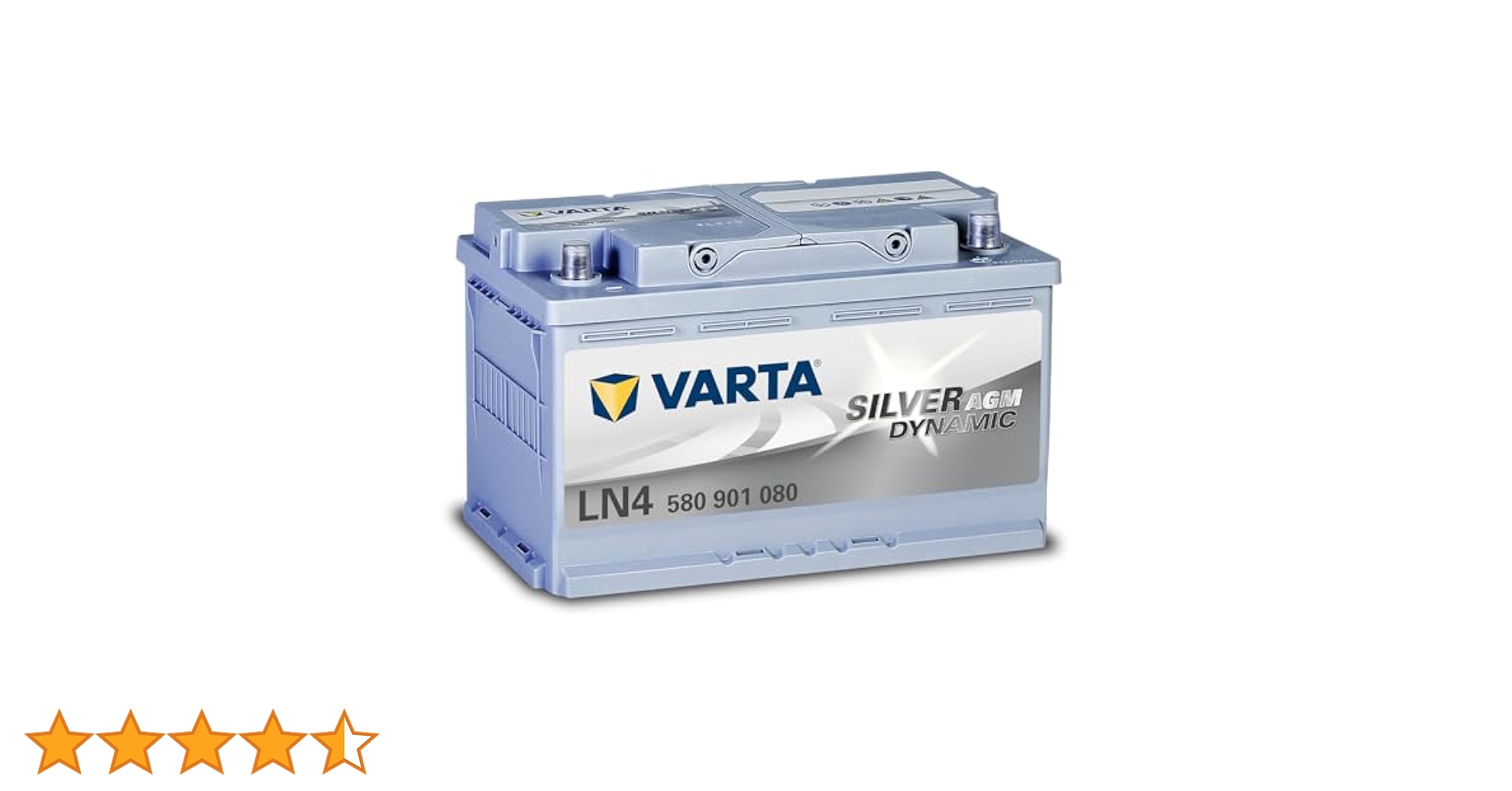 新品未使用‼️VARTA LN4AGM 580-901-080 輸入車用 VARTA バルタ ハイスペック バッテリー 80Ah 580-901-080 LN4AGM